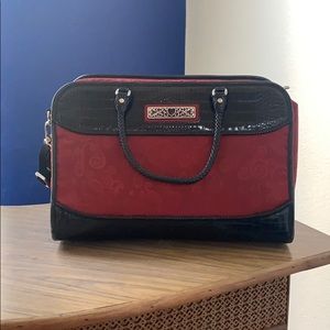 Brighton Ruby and Black Weekender Bag